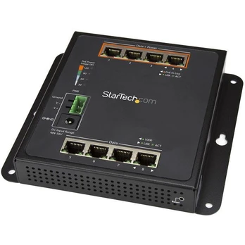 Šakotuvas StarTech ETHERNET SWITCH 8-PORT/4X RJ45/4X POE+/2GBIT/S