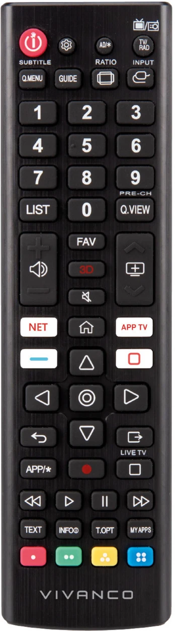 Vivanco universal remote control LG | VVREMOTELGK