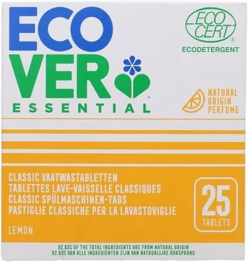 Indaplovių tabletės ECOVER ESSENTIAL, 25vnt.