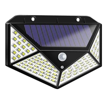 LED lauko šviestuvas su saulės baterija, 100-SMD