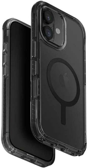 Dėklas UNIQ Combat do iPhone 17 Magclick Charging juoda