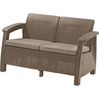 Lauko sofa Corfu, ruda