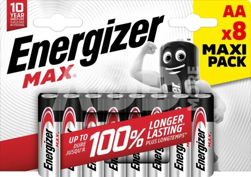 Energizer Max 437727 baterija AA LR6 8 vnt.