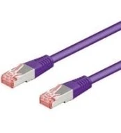 Goobay Kabelis LAN Patchcord CAT 6 S/FTP LSZH fiolet 1m