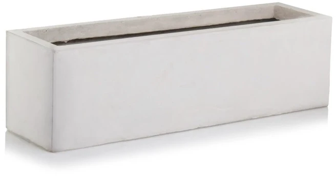 POLNIX Keraminis vazonas ECOLITE, stačiakampis, smėlinis, 80x30 x 30(A) cm