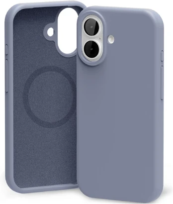 Dėklas Mercury Pure Magsafe Silicon Case Apple iPhone 17 levandos pilka