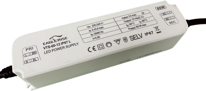 Eurolight Maitinimo šaltinis 60W 12V IP67