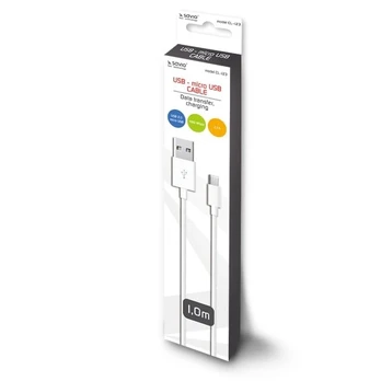 SAVIO USB - micro USB kabelis 1 m CL-123