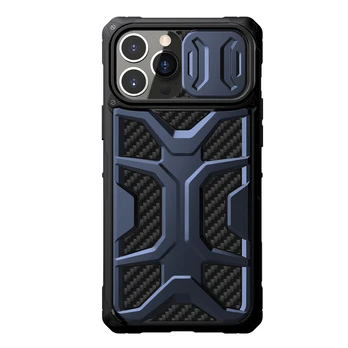 Nillkin Adventruer Case dėklas iPhone 13 Pro su kameros apsauga, Mėlynas