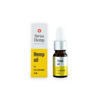 Swiss Hemp 5% CBD Kanapių Aliejus