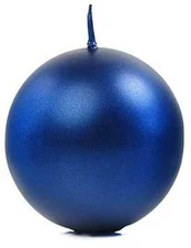 Party Deco Navyblå kuglelys, 6 cm