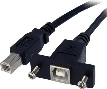 StarTech 3FT PANEL MOUNT USB CABLE B-B/.