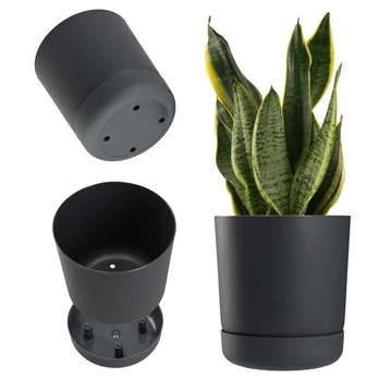 Vazonas Vazonas su stovu 17cm antracitas