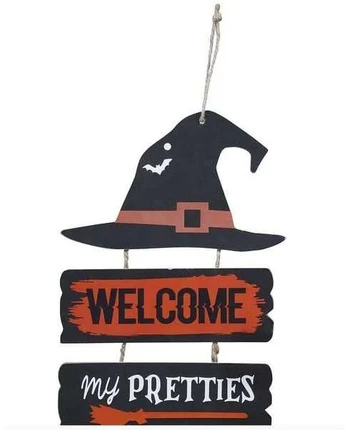 Fiesta Hekseskilt Welcome