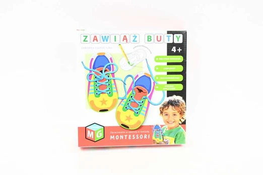 Multigra Montessori -zabawka edukacyjna zawišż buty 05938