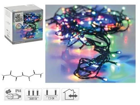 LED girlianda GREEN MULTI-480