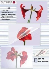 Olympia laminavimo maišeliai DIN A5 125 mikronai (9177)