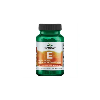 SWANSON, Vitaminas E, natūralus, kapsulės, N100