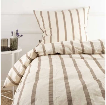 Arctic Nordisk Tekstil Sengesæt NT Kelly stripe GOTS Percale 220