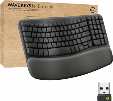 Klaviatūra Logitech Wave Keys verslui