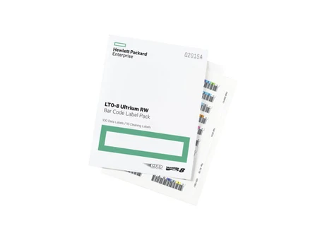 HPE LTO-8 Q2015A Ultrium barcode label pack (x100) - sankabėlių kasetė
