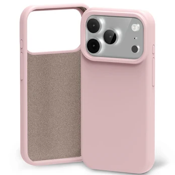 Dėklas Mercury Silicone do iPhone 17 Pro Max rožinė-smėlio