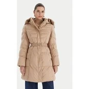 Guess Pūkinė striukė W5BL30 W2802 Smėlio Regular Fit