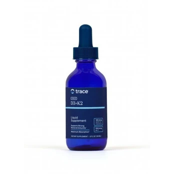 Trace Minerals Ionic D3+K2 93mcg | 75mcg Skystos formos vitaminai D3 + K2, 59ml