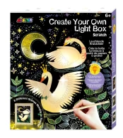 Raižymo rinkinys Avenir Scratch: Create Your Own Light Box 14347 kaina