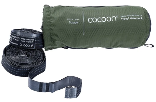 Hamakas Cocoon Travel Hammock Set Single - Chaki (Khaki)
