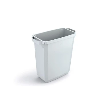 Šiukšliadėžė DURABLE Durabin, be dangčio, 60 L, balta sp.
