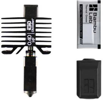 E3D High Flow ObXidian™ HotEnd, skirtas Bambu Lab X1/P1 serijai