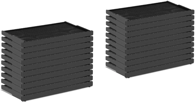 Plastikinis bičių rėmelis su vašku 483 x 232 mm 20 vnt.