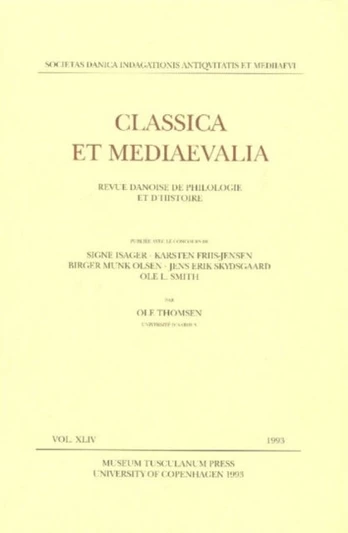Classica et Mediaevalia