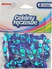 Brewis Classic blizgučiai mėlyni 8 mm 12 g