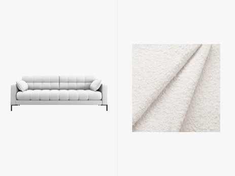 Sofa, Mamaia, 4 sėdimos vietos, 217x96x75, Balta