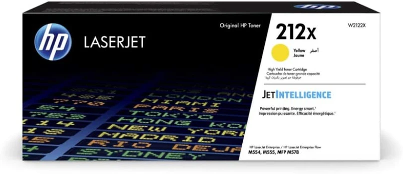 HP 212X High Yield Yellow Original Toner | W2122X