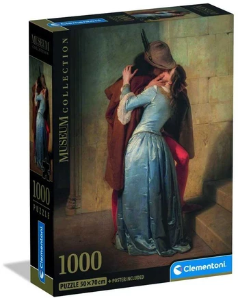 Clementoni CLE puzzle 1000 CompactMus.Hayes The Kiss 37064