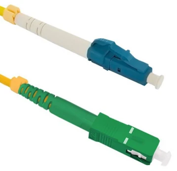 QOLTEC 54332 Optinis Patchcord LC/UPC-SC/APC vieno režimo 9/125 G652D Simplex 2m