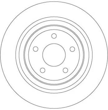 TRW DF6872 Brake Disc