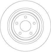 TRW DF6872 Brake Disc kaina