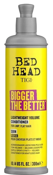 Apimties didinimo kondicionierius plaukams Tigi Bed Head Bigger The Better, 300 ml