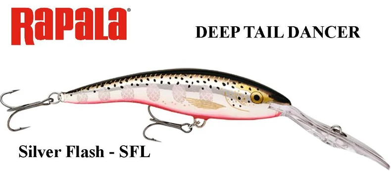 Vobleris Rapala Deep Tail Dancer SFL Silver Flash 9 cm