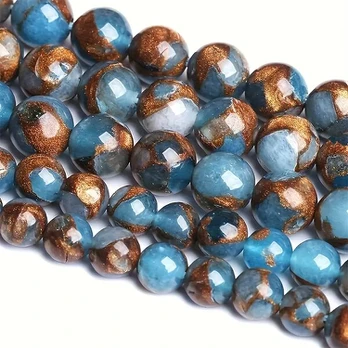 Metalo akmenukai, 6mm(0.24)About 62pcs Beads