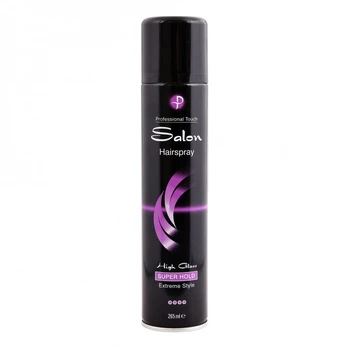 PROFESSIONAL TOUCH SALON HIGH GLOSS plaukų lakas, 265 ml