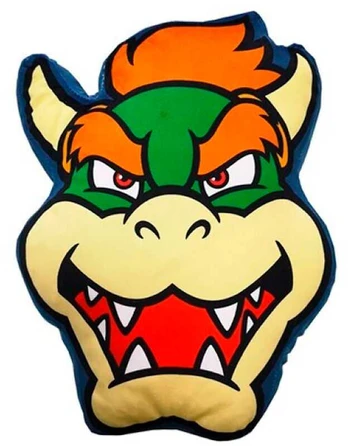 Nintendo Super Mario Bros Bowser 3D cushion