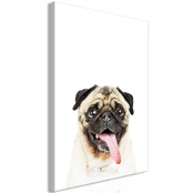 Artgeist Paveikslas - Pug (1 Part) Vertical kaina