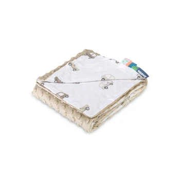 Antklodė MINKY 75×100 cm CARS CAPPUCCINO