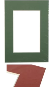 Passepartout 21x29.7, green kaina