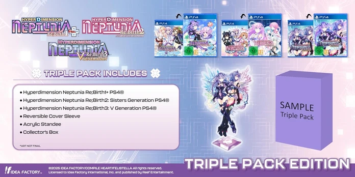 Idea Factory Hyperdimension Neptunia Re Birth Series (1-3) Triple Pack